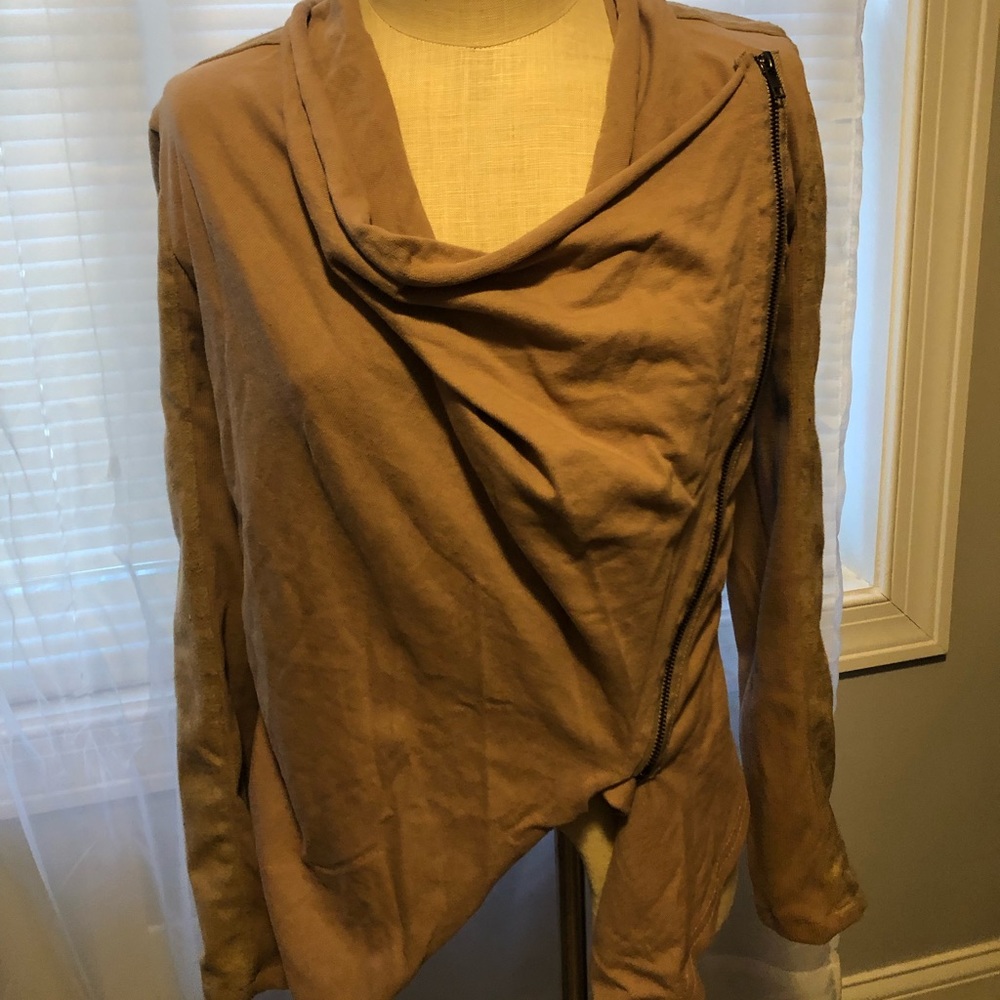 Blank NYC mixed suede jacket